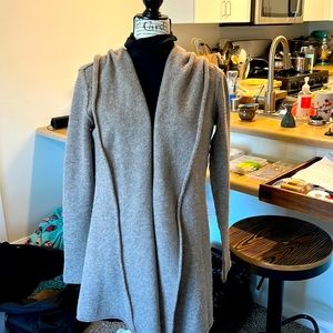 Vintage Vince Hooded Open Front Cardigan